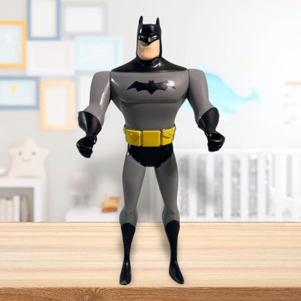 DC Comics‎ Batman 5" Vintage 1998 Figure Kenner Gray Black Suit No Cape